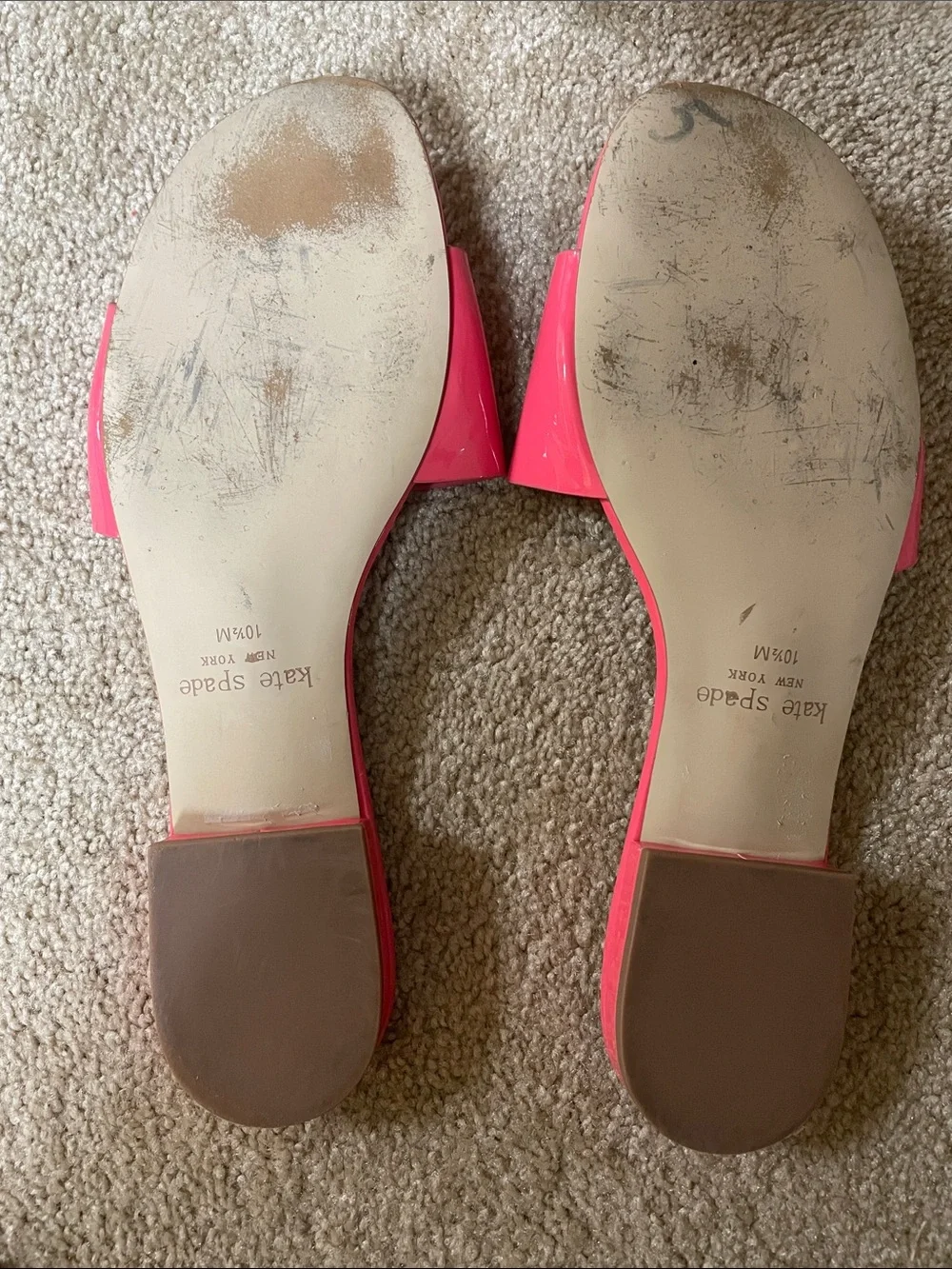Kate Spade Farrow Patent Leather Sandals - Size 10.5